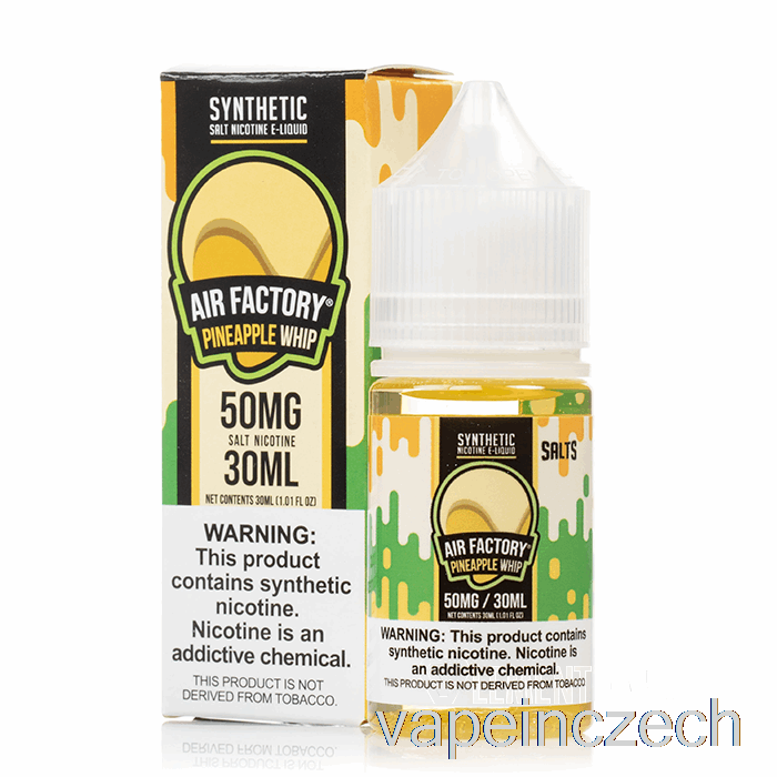 Ananasové šlehačky - Air Factory E-liquidy - 30ml 50mg Vape Bez Nikotinu